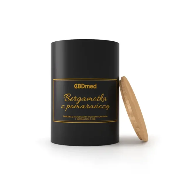 Świeczka konopna bergamotka